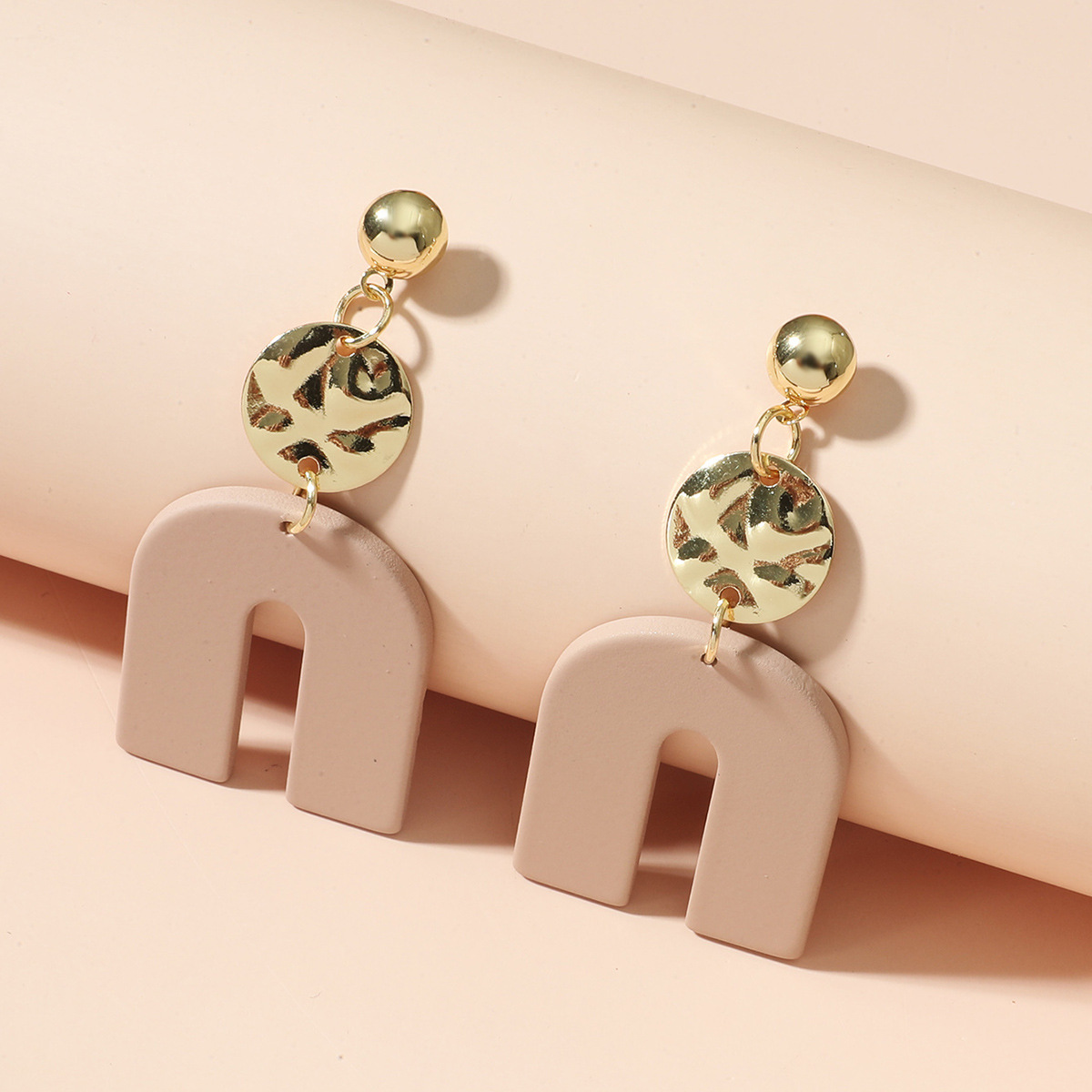 Geometric Pattern 1 Pair Ethnic Style Geometric Arylic Drop Earrings