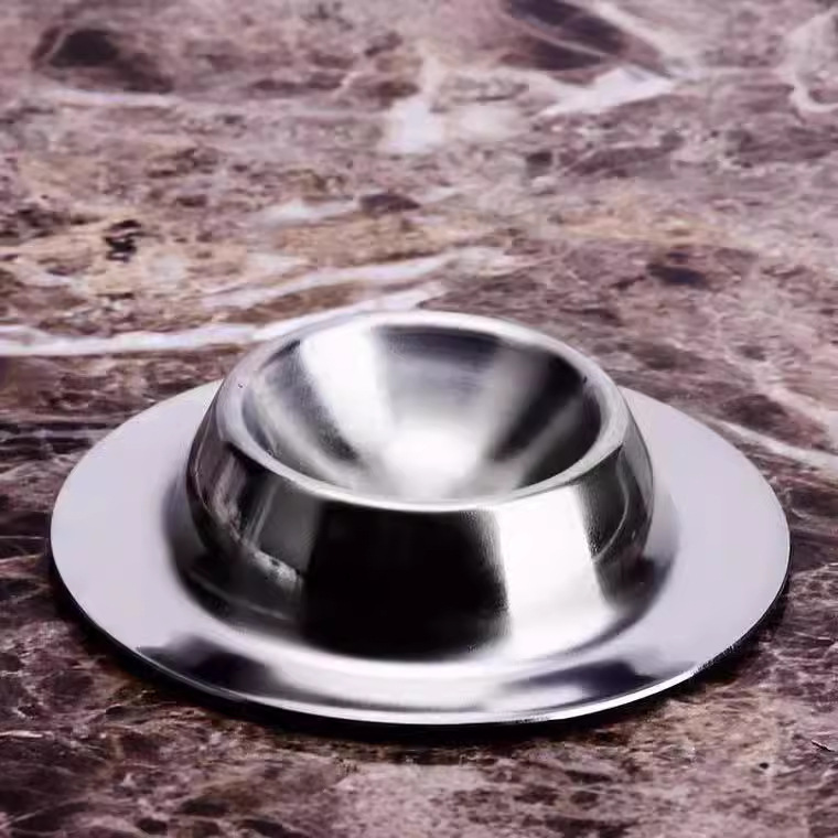 Xinxiang herramientas creativas de alimentos bandeja de huevos redondos de acero inoxidable titular de huevo plato de salsa 201