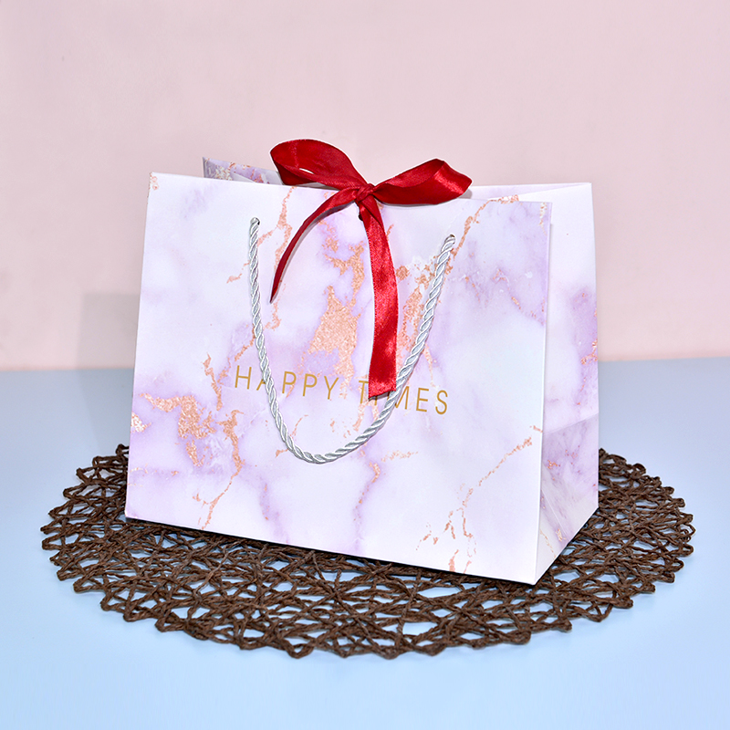 Nordicins bolsas de regalo de mármol rosa dorado bolsas de dulces de boda con regalos de mano bolsas de mano bolsas de ropa