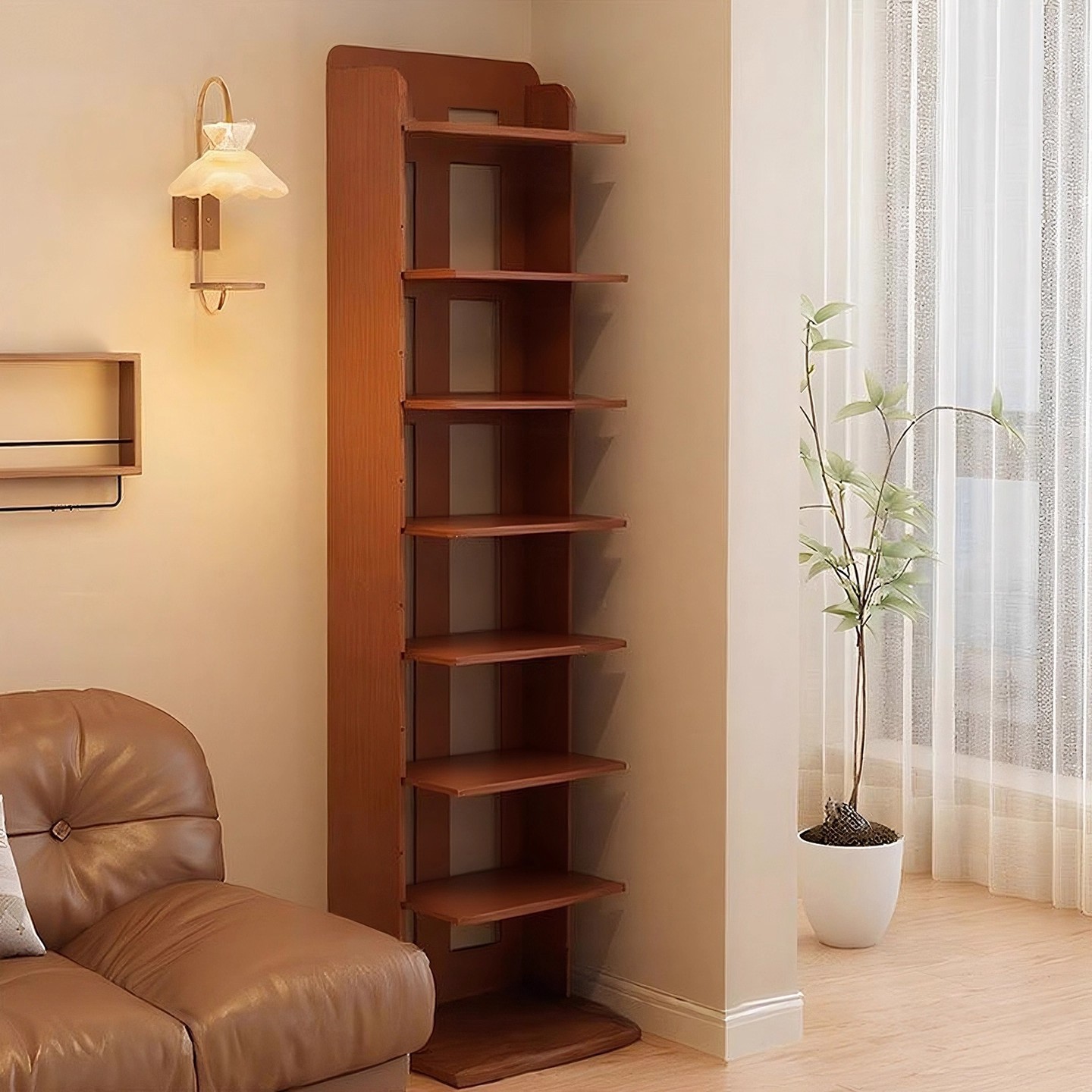 Marco de esquina de madera maciza LEGO caja ciega estante de almacenamiento estante de modelo de estante de exhibición estante de estante