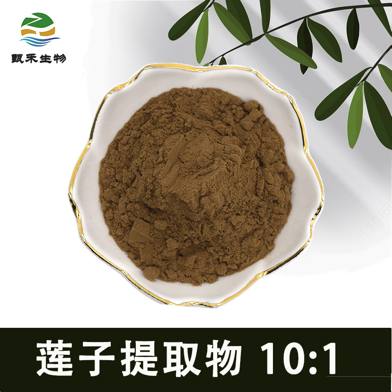 莲子提取物 10:1  白莲提取物 莲子心提取物 现货  甄禾供应