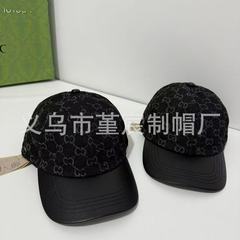 高端货欧美G字母棒球帽男女时尚经典老花显脸小户外外休闲遮阳帽