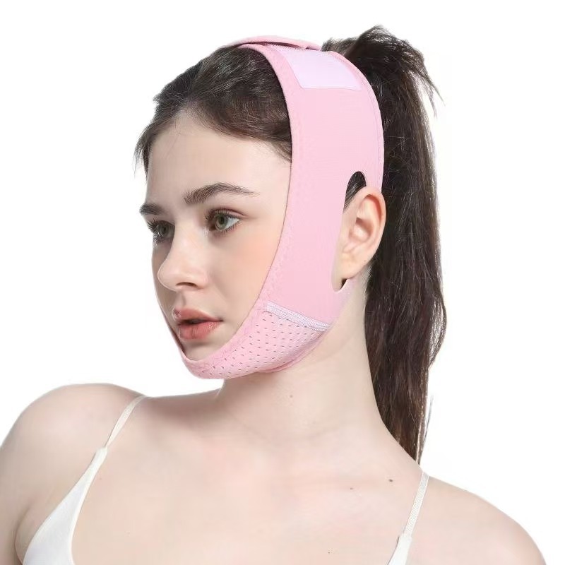 小顔マスク Vフェイス包帯 美容マスク 顎ライン小顔加工品 フェイスリフト引き締めフェイスマスク|undefined