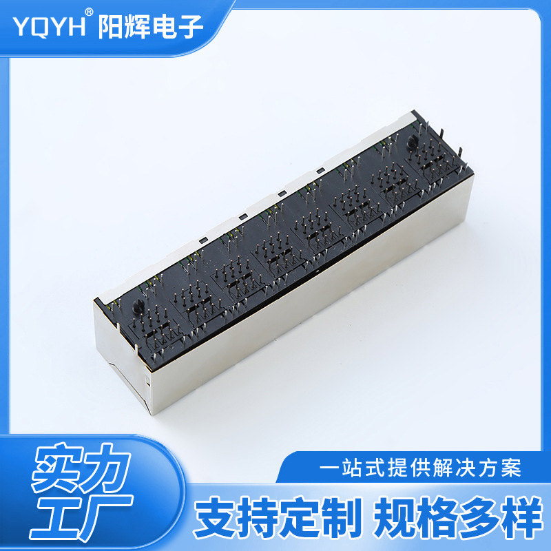 RJ45 커넥터 암 소켓(조명 없음) 5921D-2X8(조명 네트워크 인터페이스 포함)