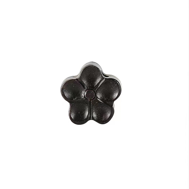 卸売ツゲの花小背雲ピーチウッド 5 花びら彫刻ペンダントフラワーペンダントアクセサリールースビーズキーホルダー di|undefined