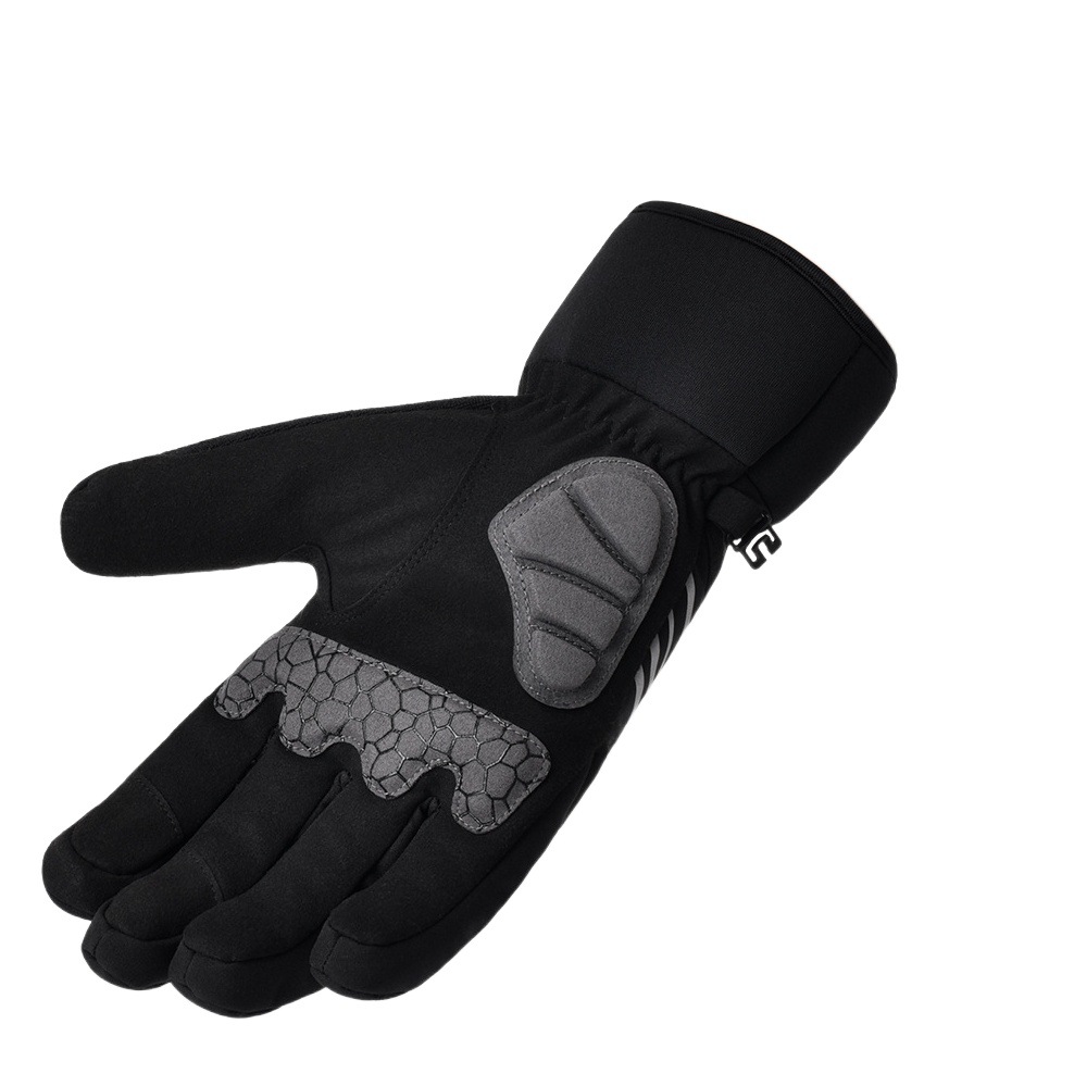 Boodun nuevo espesado largo dedo guantes de ciclismo impermeable 3M guantes de esquí caliente