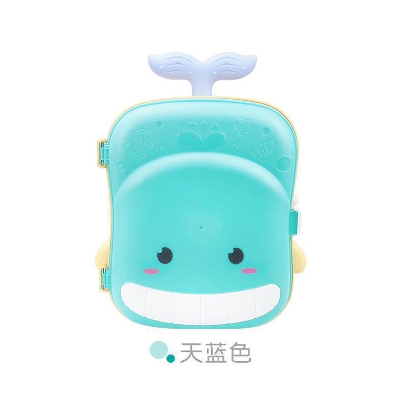 Transfronterizo nuevo verano para niños Transferencia de música baño excavación de agua arena pala arena playa juguete traje trolley case regalo