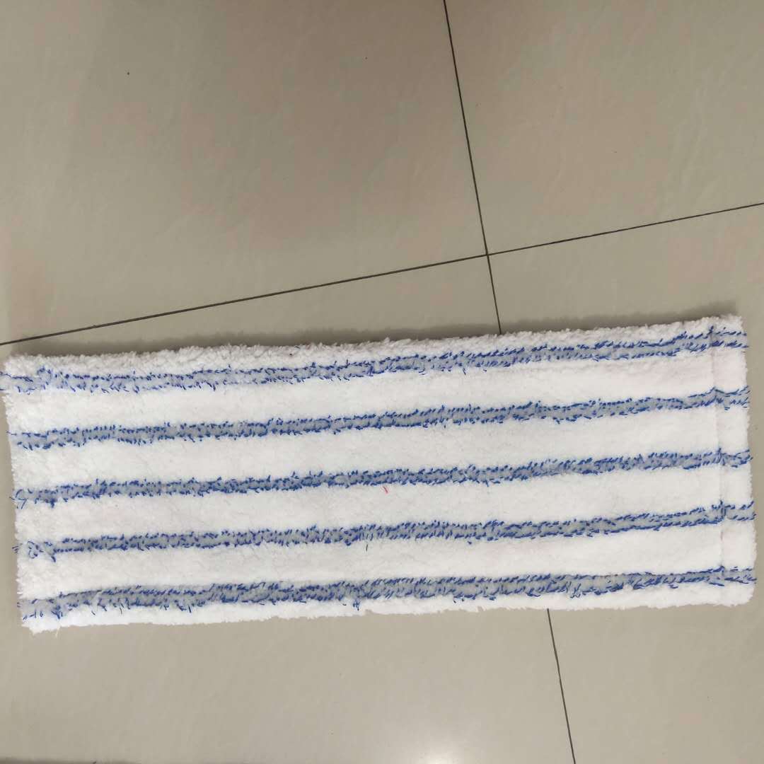 Fabricante al por mayor trapeador plano doméstico paño de repuesto paño de limpieza de microfibra, cabezal de trapeador plano húmedo y seco, lavable a máquina