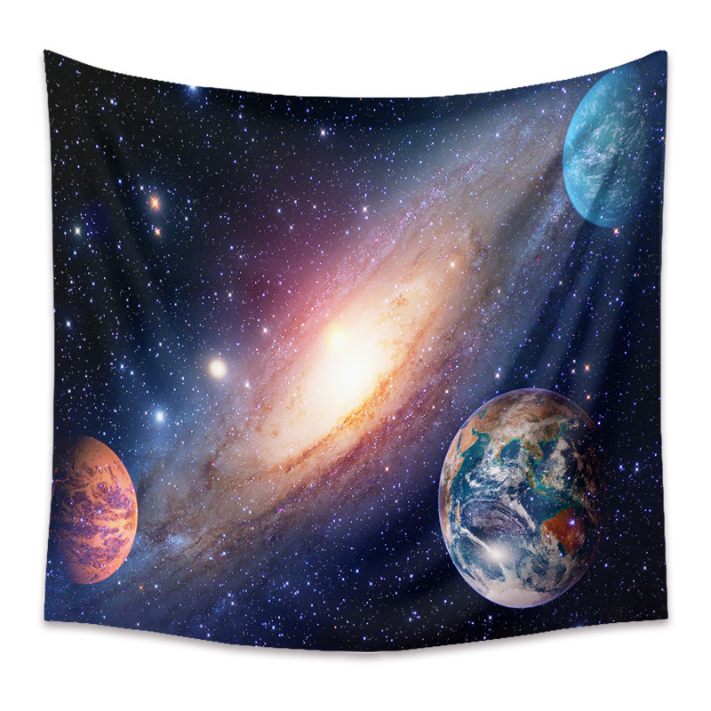 Fashion Universe Painting Wall Decoration Cloth Tapestry Wholesale Nihaojewelry display picture 44