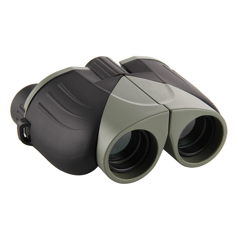 双筒望远镜12X25 保罗望远镜护眼硅胶眼罩12倍望远镜 高清高倍