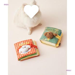Korean Pet Food Leakage Sniffing and Making Sounds to Relieve Boredom and Grinding Teeth Paper Dog and Cat Food Hiding Toy Book