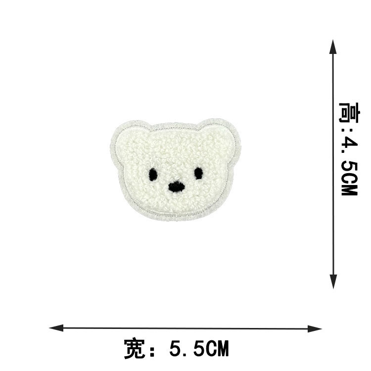 卡通动物可爱兔子小熊电脑绣花标刺绣贴毛巾绣补丁贴服装辅料|undefined