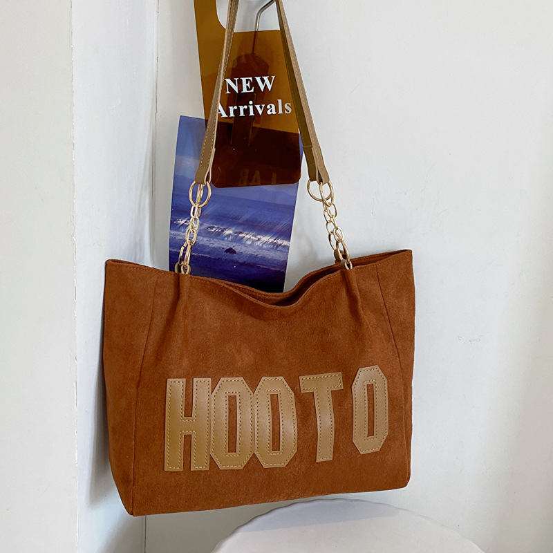 Versión coreana del bolso grande para mujer otoño 2022 nuevo sentido de la moda para mujer bolso de hombro de gran capacidad moda estilo occidental bolso de letras para mujer