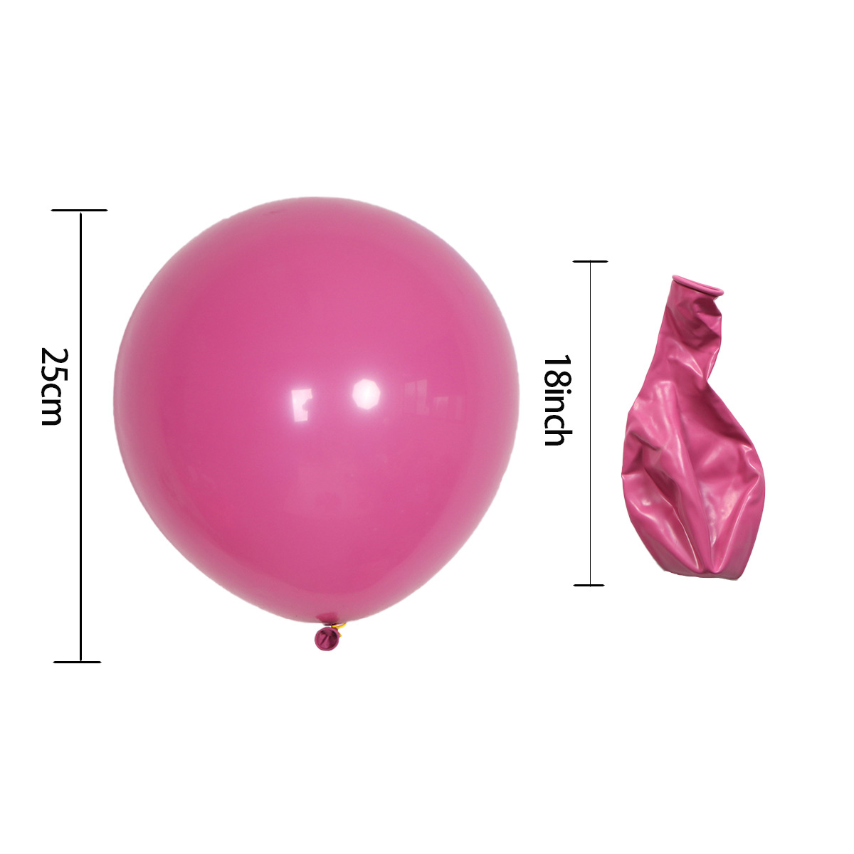 Fábrica de globos globo vintage de 18 pulgadas al por mayor fiesta de cumpleaños decoración de la boda campo globo de látex redondo de 18 pulgadas