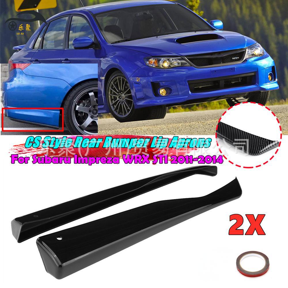 Cross-Border Glossy Black Suitable for 2011-2014 Subaru Impreza Sti Rear Corner Four-Door Wrx Rear Spoiler Modification