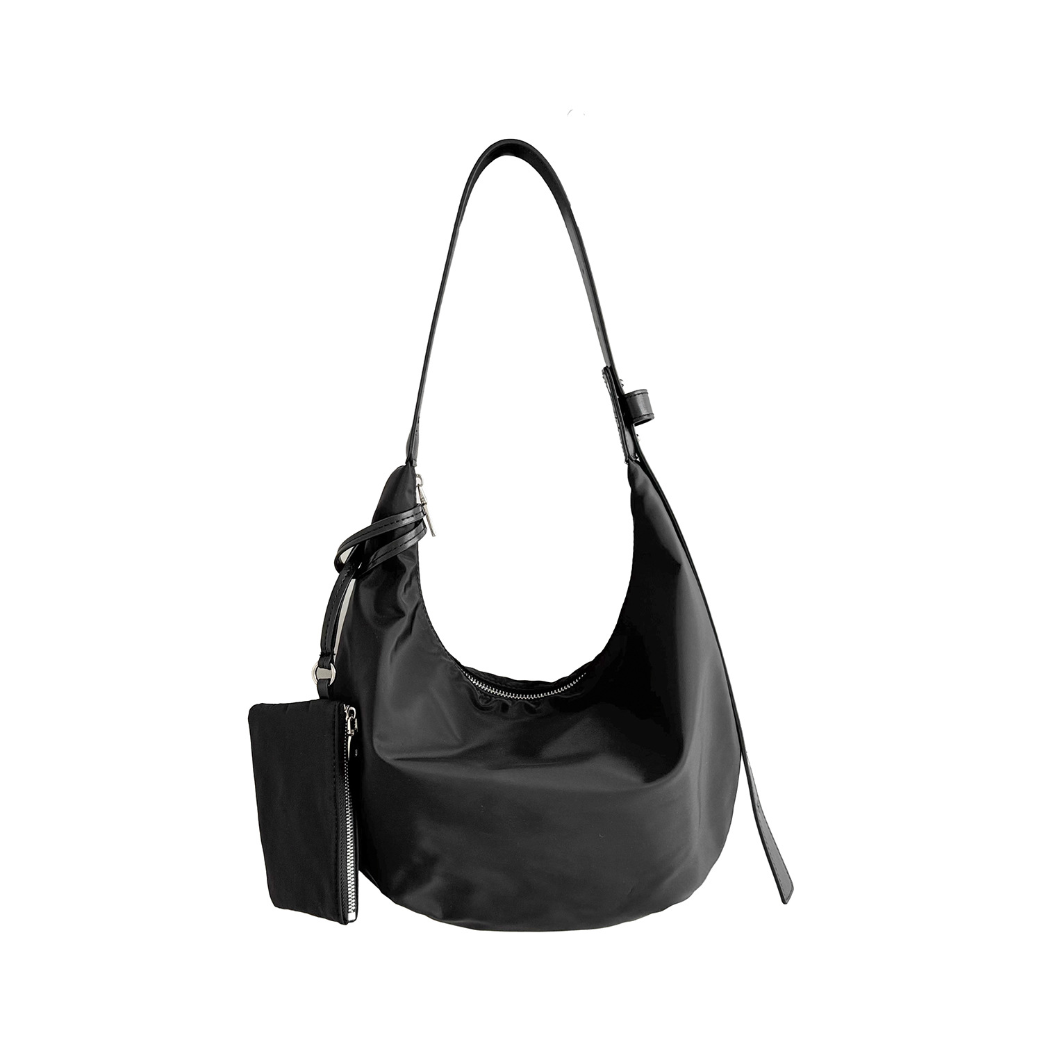 Borsa a tracolla in nylon da donna grande per uso quotidiano_voghion.com