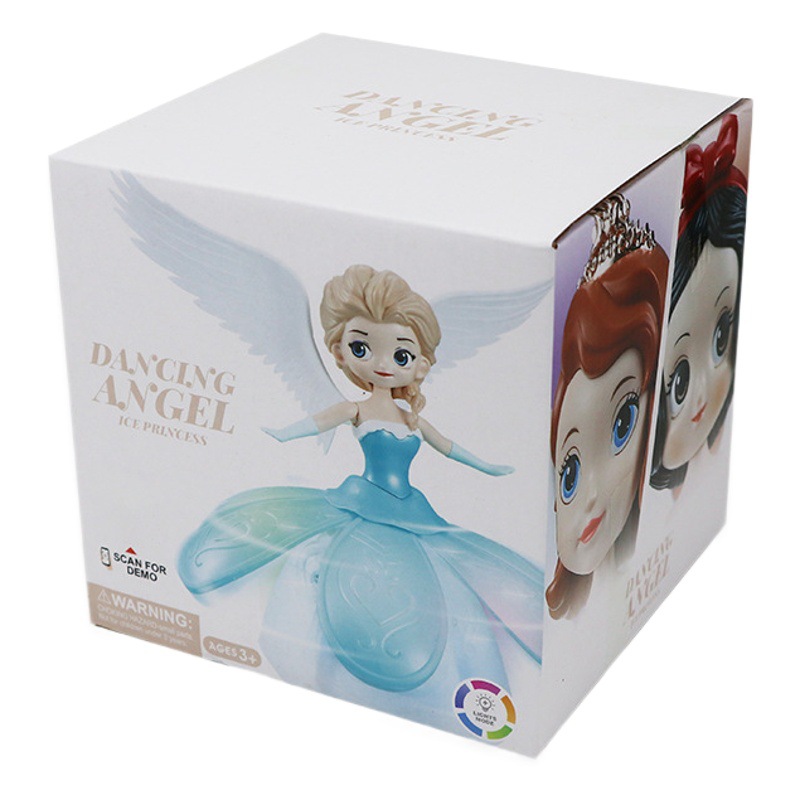 Tiktok mismo estilo giratorio bailando princesa muñeca sueño música ligera Juguete eléctrico para niños puesto de celebridades de internet transfronterizo