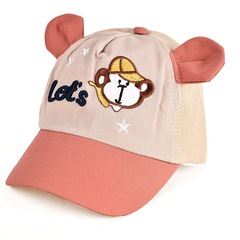 Baby Hat Cute Cartoon Cross-border Infant Hat Sun Protection Boys and Girls Trendy Kids Hat Wholesale Korean Style Children's Cap