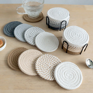 Factory wholesale suit coasters Amazon suit cup holder heat insulation pad Mug coasters support for hair labeling
