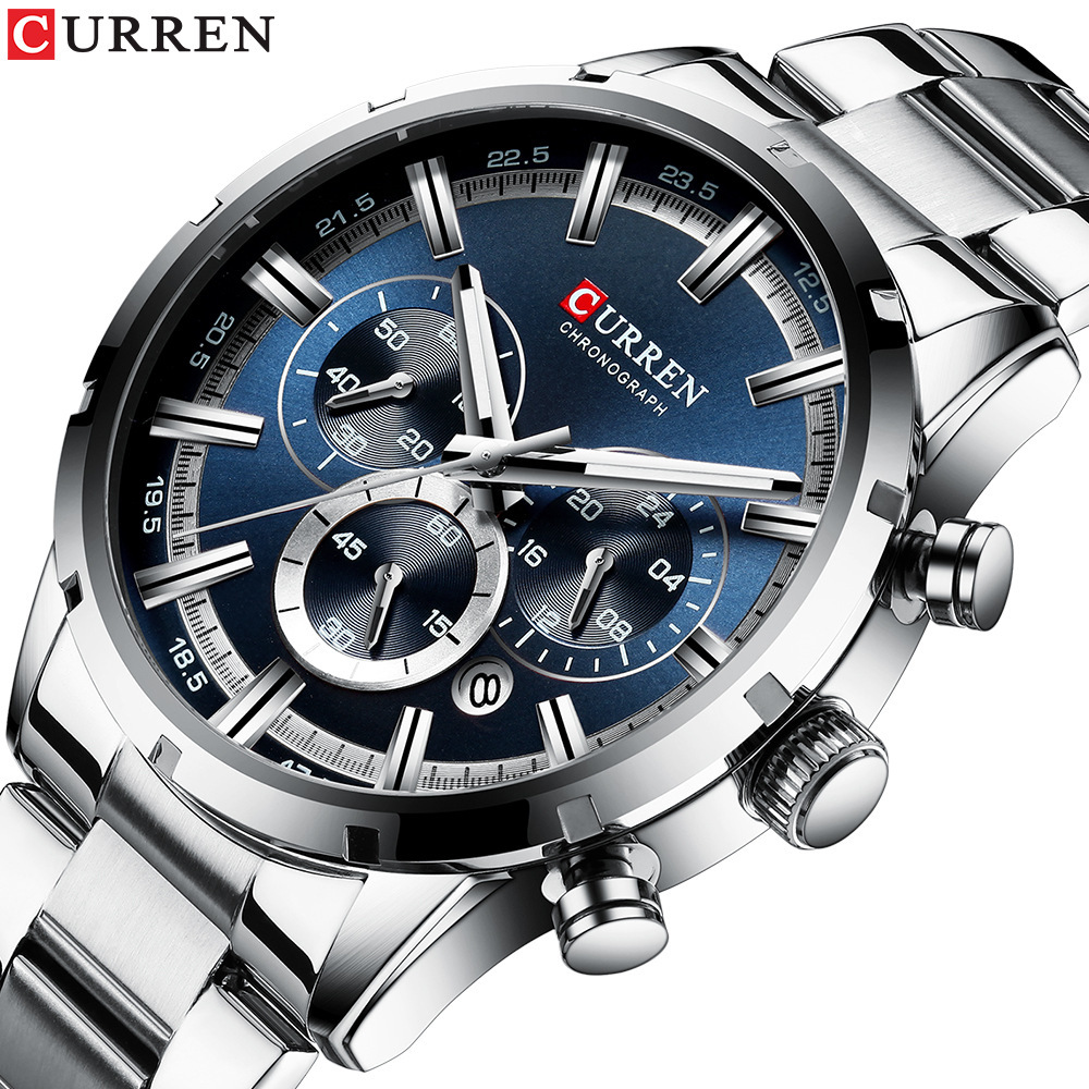 Curren 8355 Kişi Qol Saatı, Multi-Funksiyalı, Su Keçirməyən