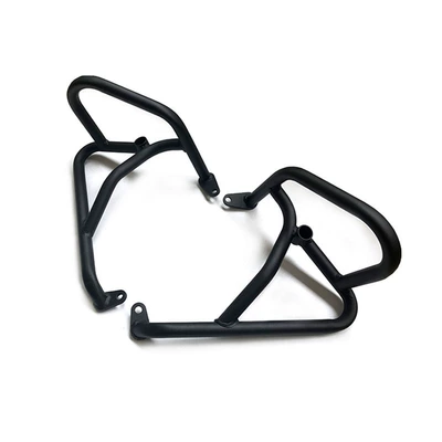Suitable for Honda CM300CL300 bumper side bag guard bar anti-drop bar competitive bar folding backrest modification accessories (Motorcycle bumper) - black-carbon-steel-a-bumper