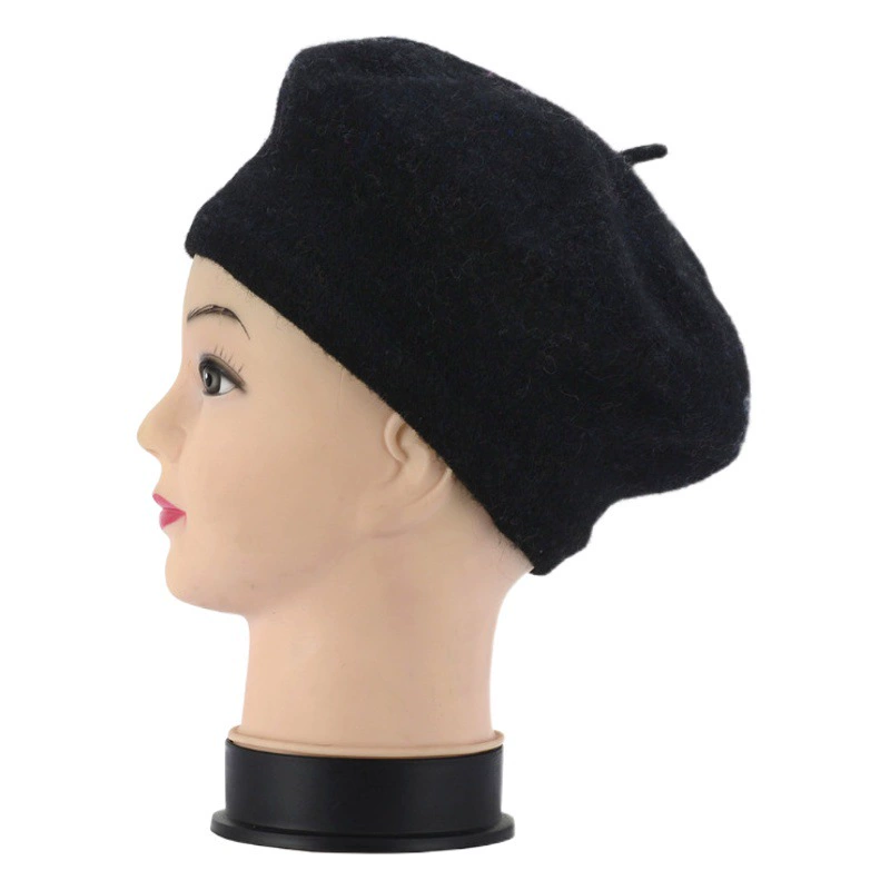 Внешняя торговля новый корейский стиль осенне-зимний шерстяной берет шляпа принцессы леди берет шляпа художника оптом