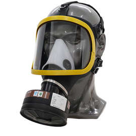 防毒面具全面罩喷漆化工打农药全脸一氧化碳大视野硫化氢防毒面罩