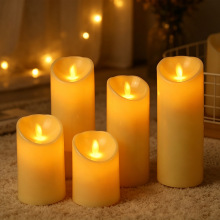 led电子蜡烛灯仿真假蜡烛生日浪漫表白婚庆装饰灯遥控蜡烛氛围灯