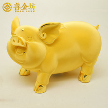 立体摆件定制金属摆件定做金摆件制作厂家绒沙金摆件订做999金