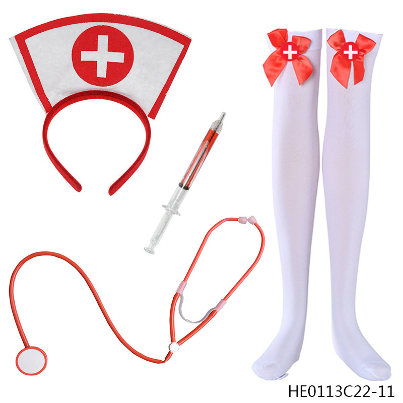 Cosplay suministros de Halloween accesorios de disfraces de Halloween accesorios divertidos para enfermeras