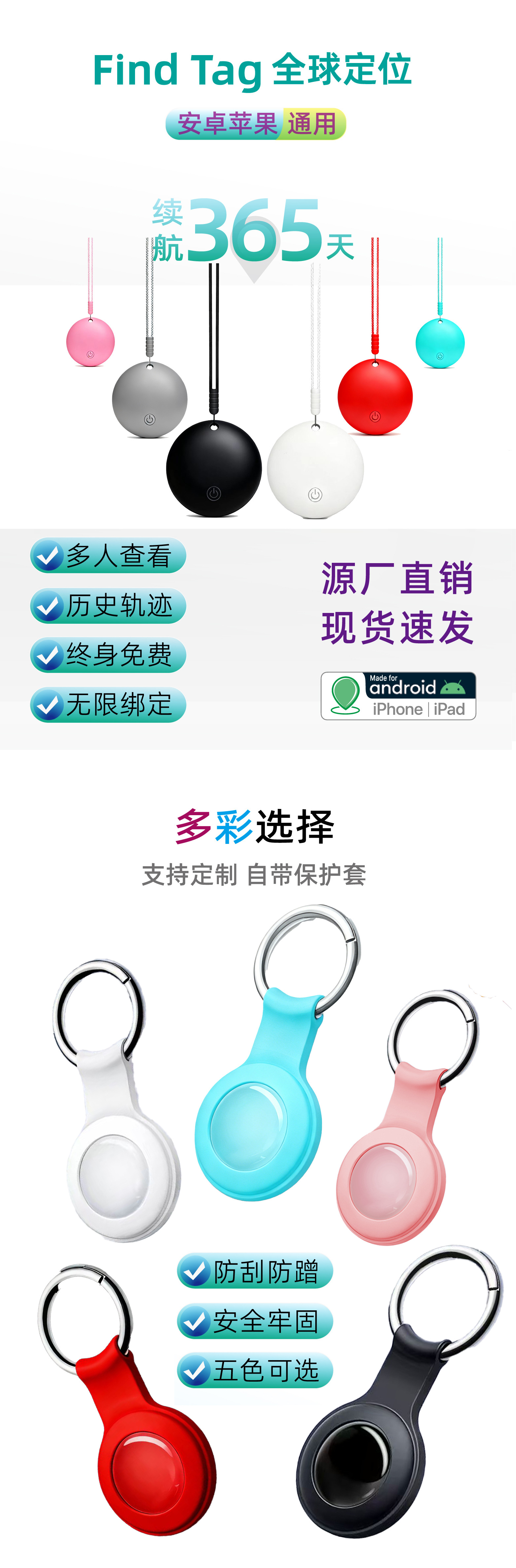 Android Keychain Locator with GPS Dual System and API Integration