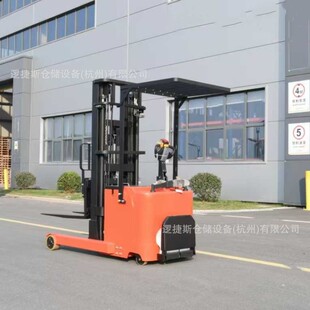 Top guard frame forward-moving electric stacker without outrigger stacker forklift small hydraulic lift forklift station
