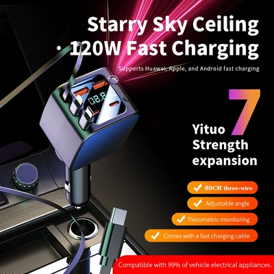Charger with Retractable Cable Super | Mobil şarj cihazları