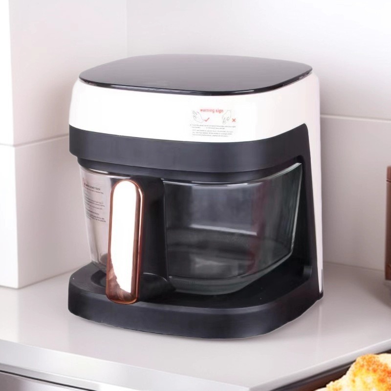 See-Through Air Fryer Multi-Functional Smart Home Large-Capacity Oil-Free French Fries Machine Fully Automatic Electric Fryer Export