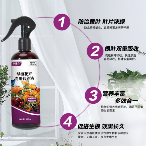 Jiulongtai green plant flower nutrient solution universal aqueous liquid fertilizer flower fertilizer hydroponic plant money tree rose