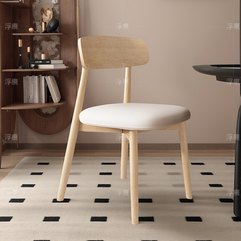 Piel de microfibra blanca de color madera