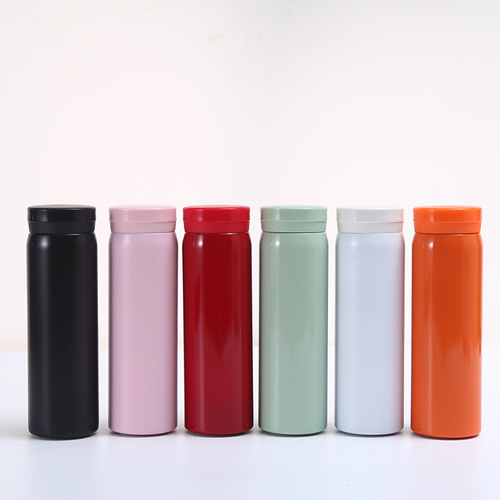 Stainless steel double-layer vacuum insulated cup outdoor portable vacuum flask minimalist pocket cup small and stylish on-the-go cup