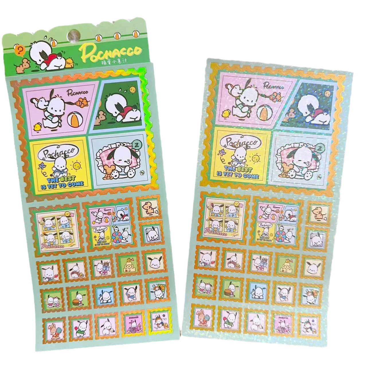 Стикеры (Sanrio) милые мультяшные самоклеящиеся водостойкие наклейки для школьников, набор