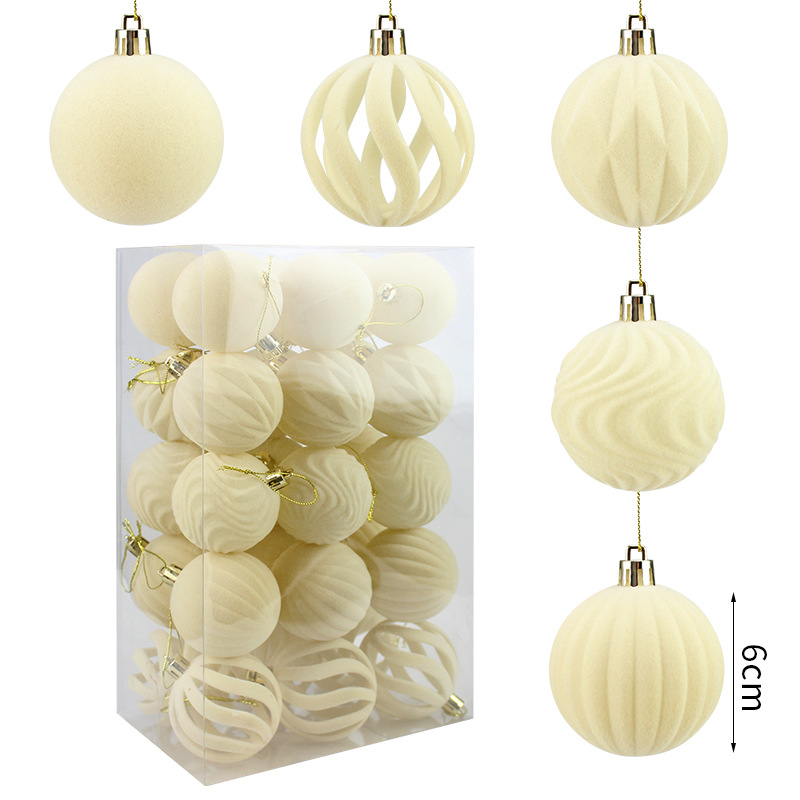 Navidad, accesorios de Navidad, decoraciones navideñas, flocado, colgantes de Navidad, colgantes de decoración del árbol de Navidad