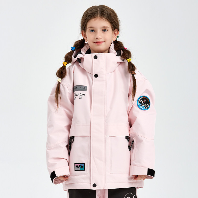 儿童滑雪服男女童防风加厚户外防水滑雪服上衣源头工厂一件代发