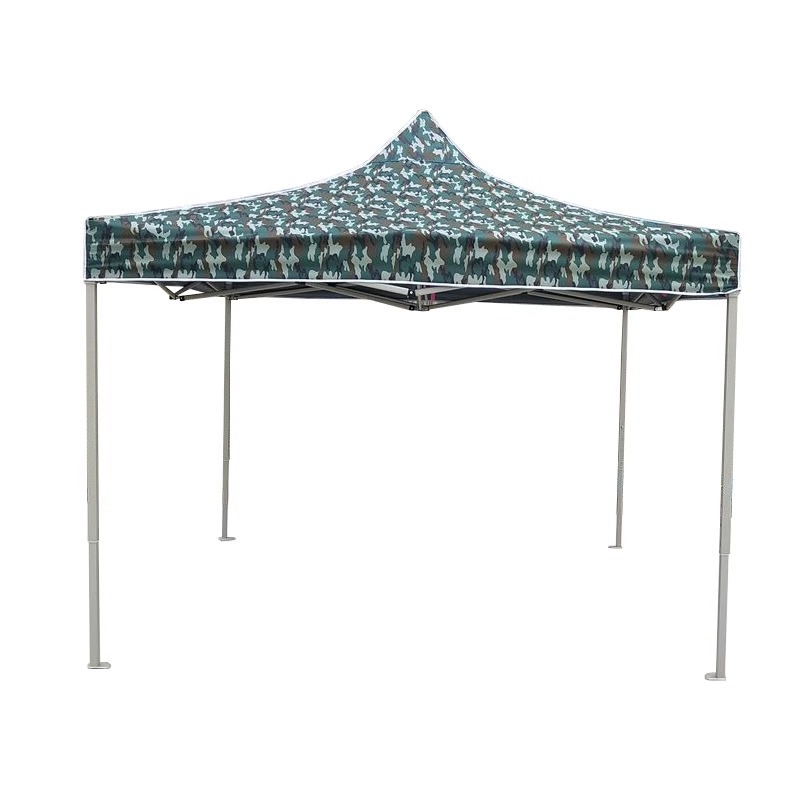 Carpa de camuflaje de cuatro patas al aire libre paraguas de cuatro esquinas con dosel plegable puesto de dosel cobertizo toldo a prueba de lluvia
