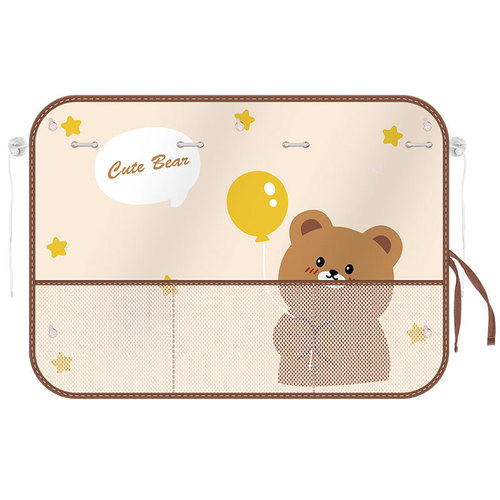 Car curtain suction cup children's car sunshade cartoon car side window sun protection and heat insulation curtain car sunshade