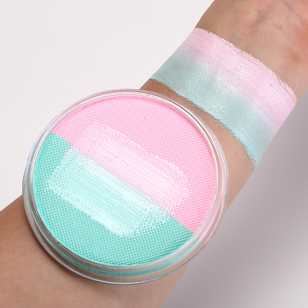 30g doble color a juego caja única pintura corporal soluble en agua pintura Festival etapa ópera fiesta Cara color cara