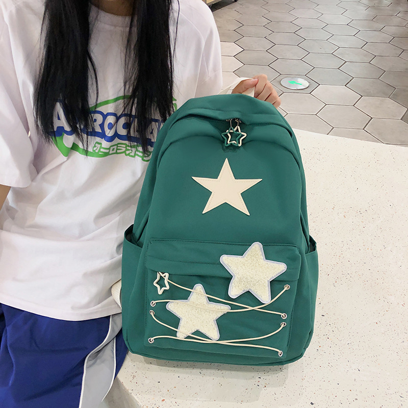 Schoolbag 배낭 여성 Ins 틈새 패션 여행 경량 대용량 캐주얼 올 매치 새로운 트렌디 학생 배낭