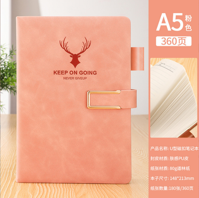 A5 cuaderno macarons color grueso bloc de notas de alto valor Libro de registro de reuniones de negocios Libro de anuncios al por mayor