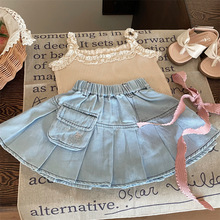 清仓不退不换【理性下单】春夏女童牛仔半身裙短裙