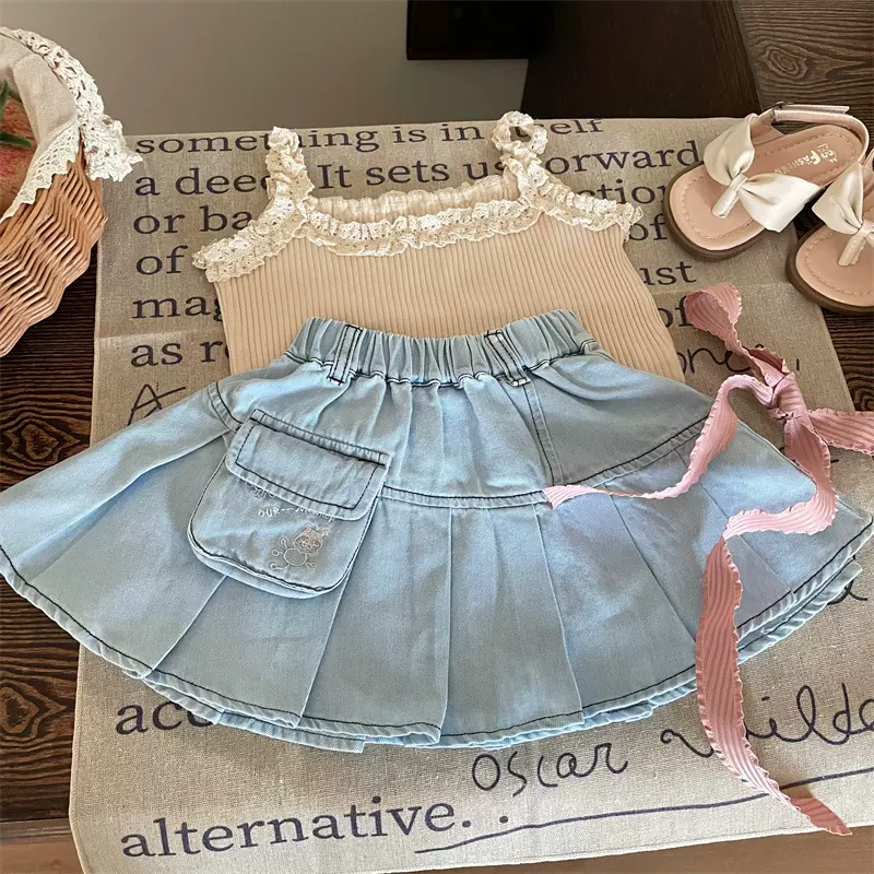 清仓不退不换【理性下单】春夏女童牛仔半身裙短裙