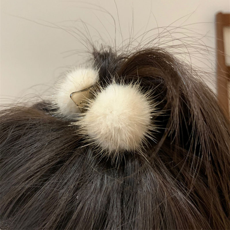 Hoher Pferdeschwanzclip Herbst und Winter feste Artefaktklauenklammer kleiner Clip Kopfschmuck Haarnadel weiblicher Haifischclip Anti-Kollaps Haarnadel weiblich_voghion.com