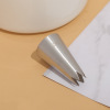 612# straight 6-tooth decorating tip 304 stainless steel rose cream paper cup cake baking tool small size