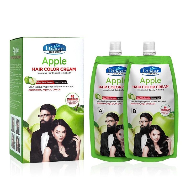 跨境一支黑Balck Hair Dye Shampoo植物染发剂膏梳洗发水染发变黑|undefined